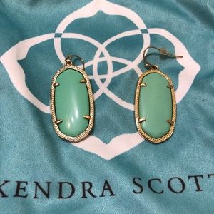 Kendra Scott Elle Mint Green Earrings